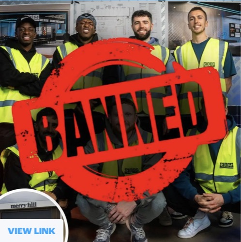 BANNED Merry Hill